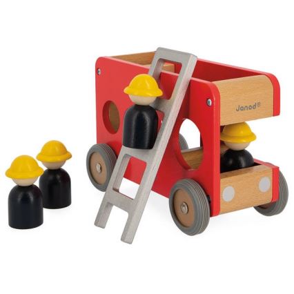 Janod - Holz-Feuerwehrwagen BOLID