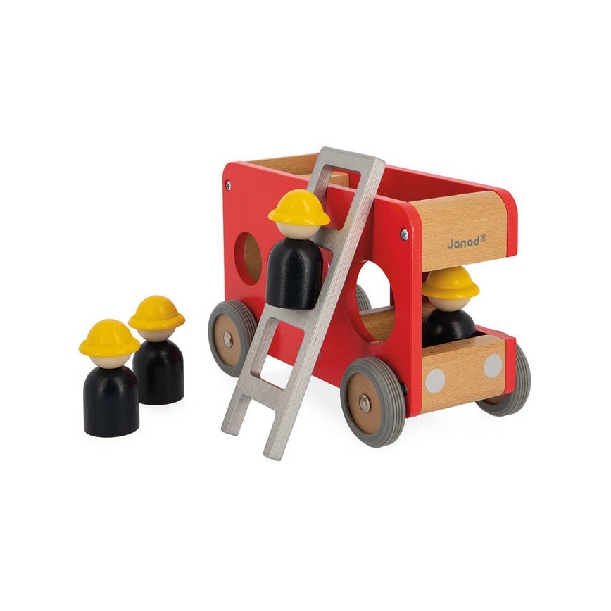 Janod - Holz-Feuerwehrwagen BOLID
