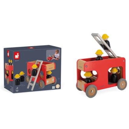 Janod - Holz-Feuerwehrwagen BOLID