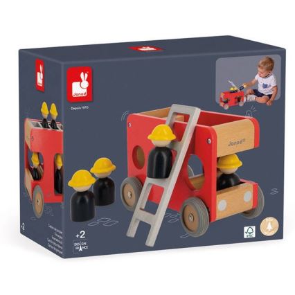 Janod - Holz-Feuerwehrwagen BOLID