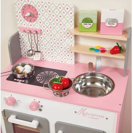 Janod - Holz-Küche MACARON rosa