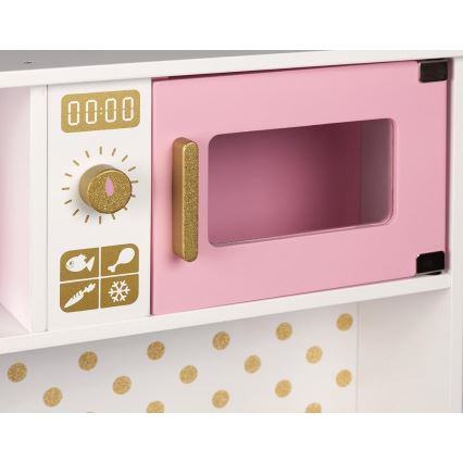 Janod - Holz-Küche mit LED-Kochfeld CANDY CHIC
