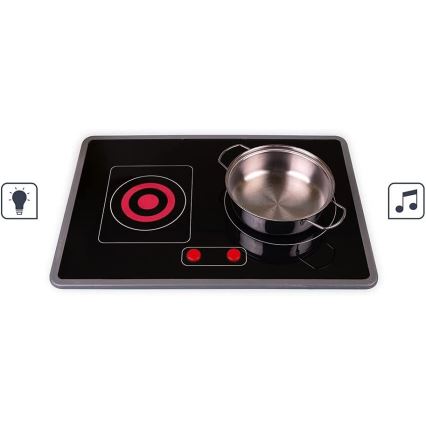 Janod - Holz-Küche mit LED-Kochfeld MOZAIC 2xLR6