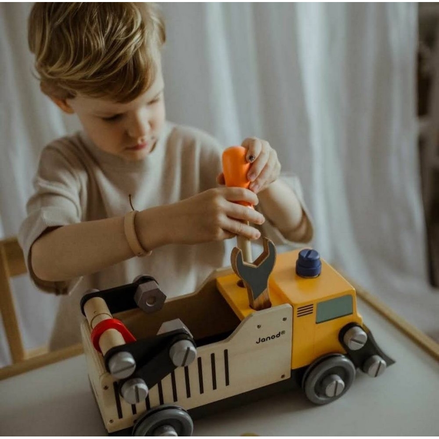 Janod - Holzbausatz BRICOKIDS Lastwagen