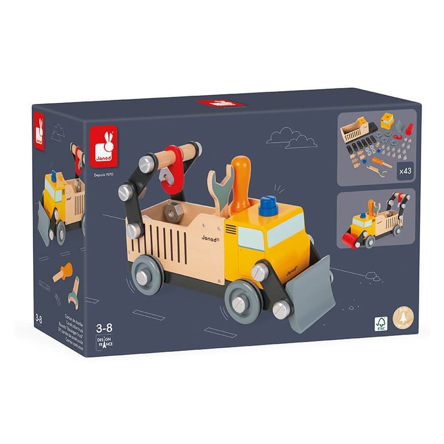 Janod - Holzbausatz BRICOKIDS Lastwagen