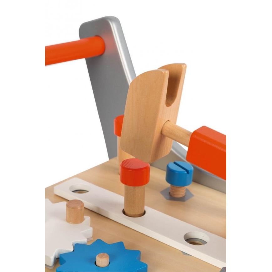 Janod - Holzlauflernwagen mit Werkzeug BRICOKIDS