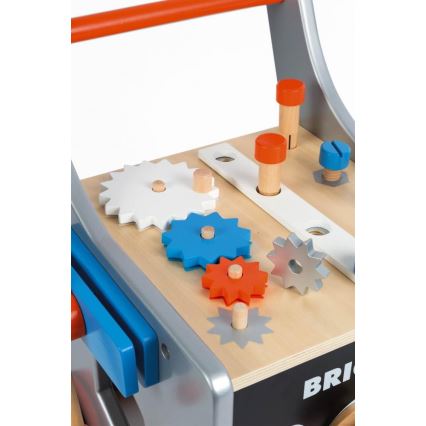 Janod - Holzlauflernwagen mit Werkzeug BRICOKIDS