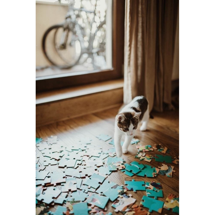 Janod - Kinderpädagogisches Puzzle 200 Teile Dinosaurier