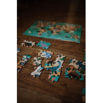 Janod - Kinderpädagogisches Puzzle 200 Teile Dinosaurier