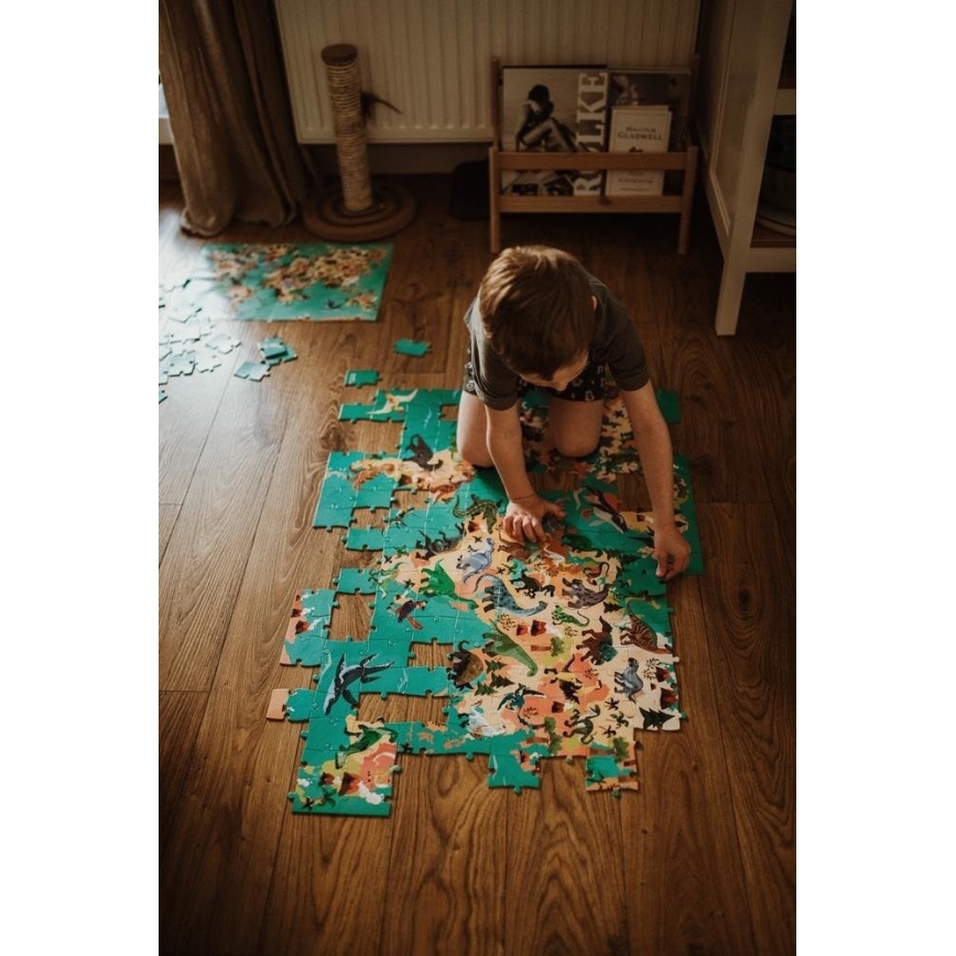 Janod - Kinderpädagogisches Puzzle 200 Teile Dinosaurier