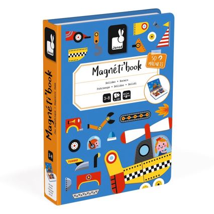 Janod - Magnetisches interaktives Set MAGNETIBOOK Verkehrsmittel