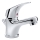 JIKA H3111N10041111 - Waschbeckenarmatur + Ablauf mit Überlauf TALAS 12,3 cm glänzendes Chrom