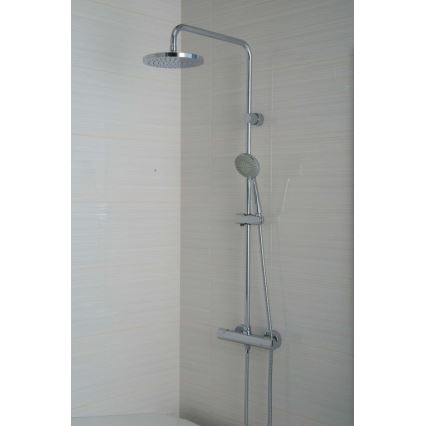 JIKA H3337170045711 - Dusch-Set mit Thermostatarmatur MIO glänzendes Chrom