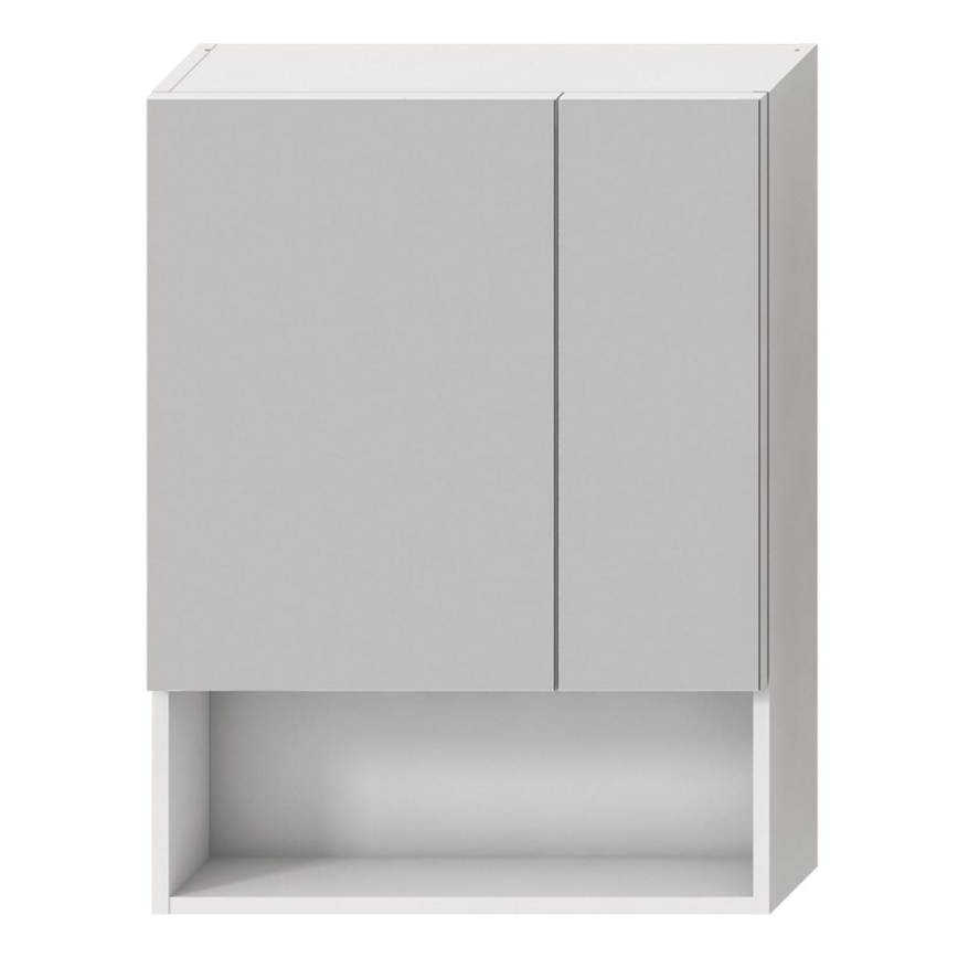JIKA H4532410383041 - Spiegelschrank mit Ablage LYRA 80x60 cm weiß