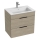 JIKA H4536021765141 - Badezimmerschrank mit Waschbecken CUBE 60,7x65 cm Esche