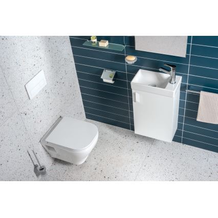 JIKA H45J5111753001 - Badezimmerschrank mit Waschbecken PETIT 58,5x38,6 cm weiß
