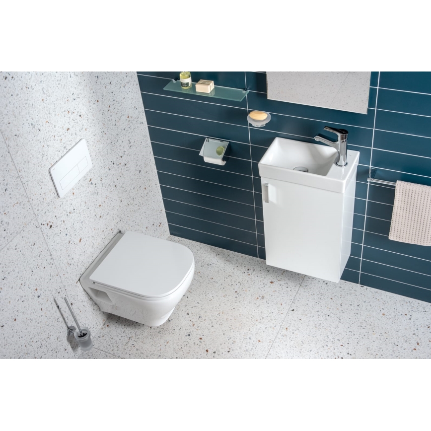 JIKA H45J5111753001 - Badezimmerschrank mit Waschbecken PETIT 58,5x38,6 cm weiß