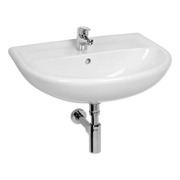 JIKA H8143820001041 - Wandhängendes Waschbecken LYRA 55x45 cm Keramik/weiß