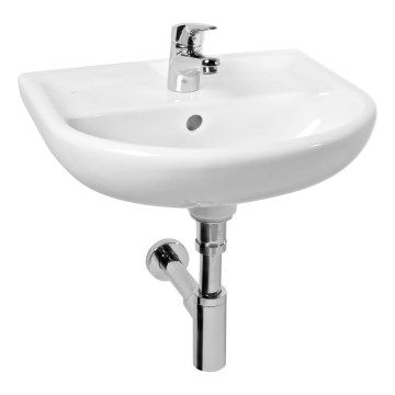 JIKA H8153820001041 - Wandhängendes Waschbecken LYRA 45x37 cm Keramik/weiß