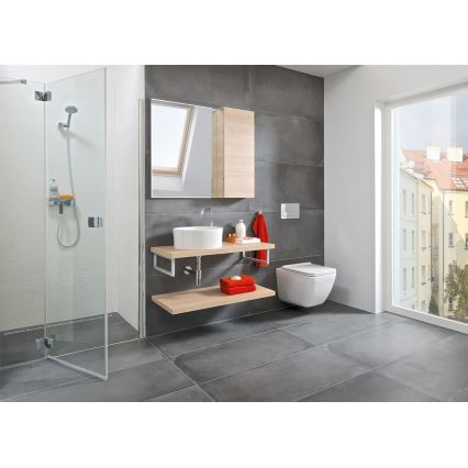 JIKA H8184200001121 - Aufsatzwaschbecken CUBITO d 40 cm Keramik/weiß