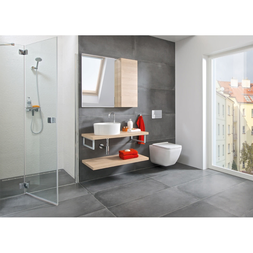 JIKA H8184200001121 - Aufsatzwaschbecken CUBITO d 40 cm Keramik/weiß