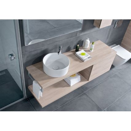 JIKA H8184200001121 - Aufsatzwaschbecken CUBITO d 40 cm Keramik/weiß
