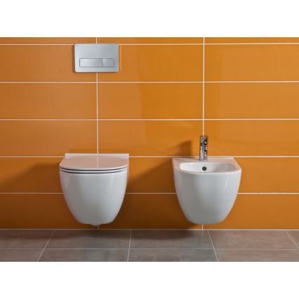 JIKA H8317121003021 - Wandhängendes Bidet MIO Keramik/Perlweiß
