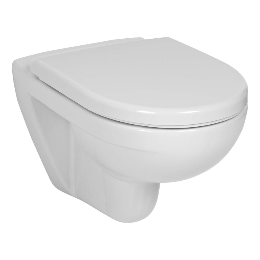 JIKA H8663800000001 - Wandhängendes WC LYRA Keramik/weiß + WC-Sitz SoftClose LYRA Duroplast/weiß