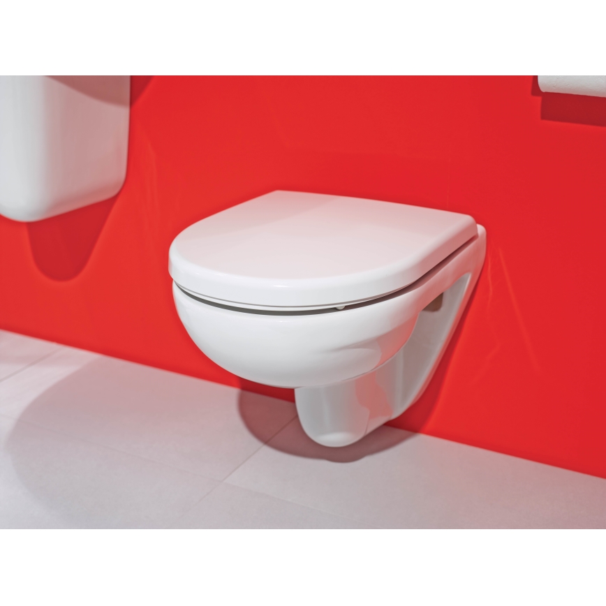 JIKA H8663810000001- Wandhängendes WC LYRA Keramik/weiß + WC-Sitz LYRA Duroplast/weiß