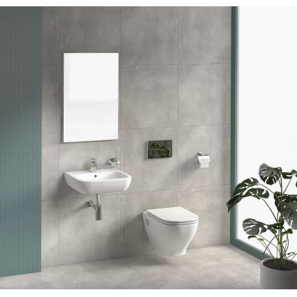 JIKA H8666160000001 - Wandhängendes WC DEEP, Keramik/weiß + SoftClose-WC-Sitz DEEP, Duroplast/weiß