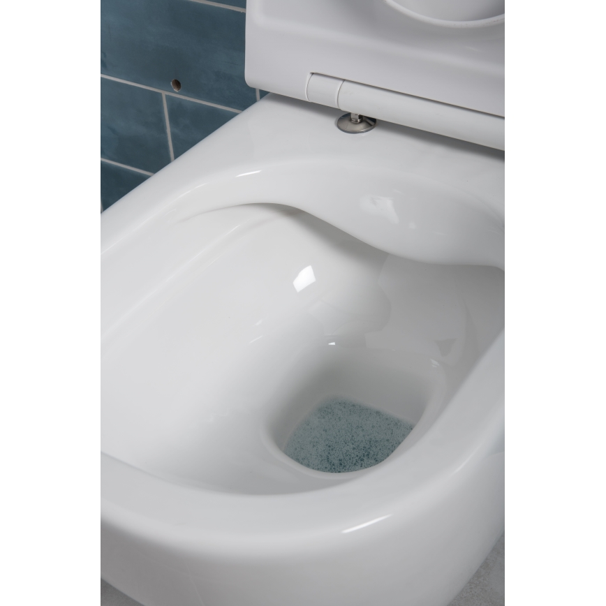 JIKA H8667180000001 - Wandhängendes WC MIO Keramik/weiß + Toilettensitz SoftClose MIO Duroplast/weiß