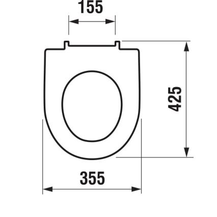 JIKA H8933853000001 - WC-Sitz SoftClose LYRA, Duroplast, weiß
