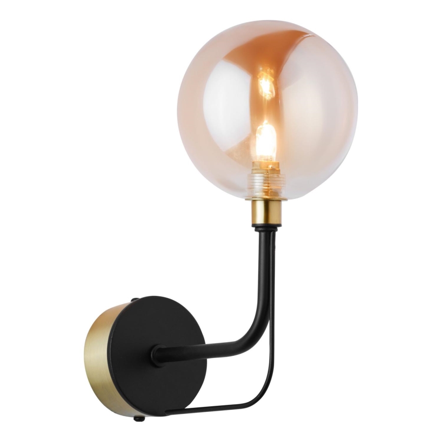 Jupiter 1887 - Wandleuchte ERIS 1xG9/14W/230V goldfarben/schwarz/rauchiges Beige