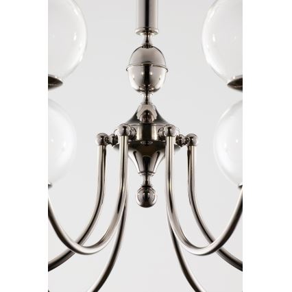Jupiter 2022 - Hängeleuchte an Kette BRILLANTE 6xG9/10W/230V glänzendes Chrom