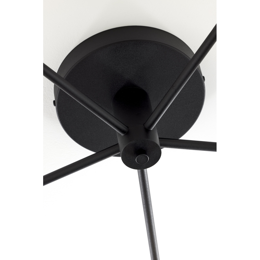 Jupiter 2048 - Aufgesetzte Deckenleuchte PRATO 5xG9/14W/230V schwarz/rauchgrau