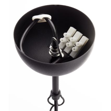 Jupiter 2057 - Kettenkronleuchter GLORIOSA 15xG9/14W/230V schwarz