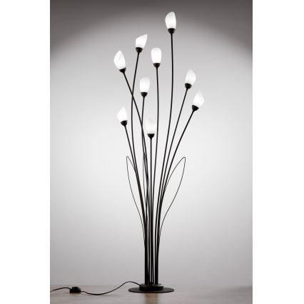 Jupiter 2058 - Stehleuchte GLORIOSA 9xG9/14W/230V schwarz