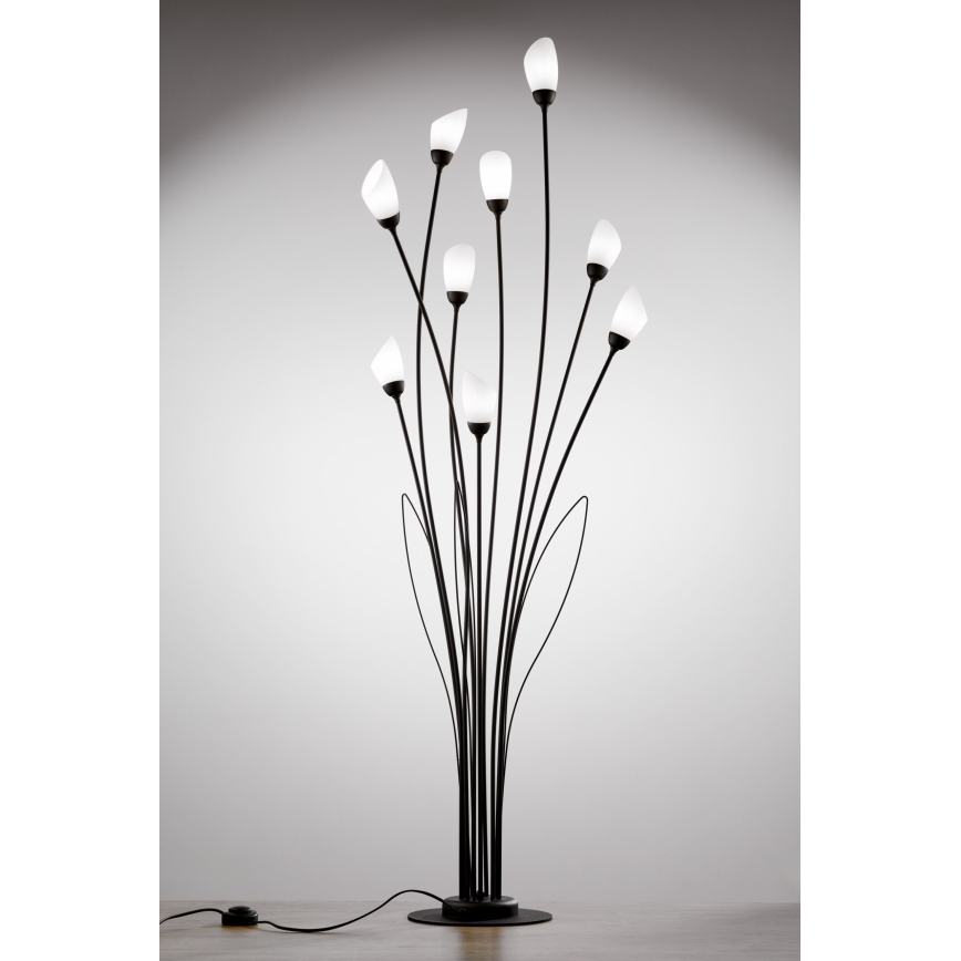 Jupiter 2058 - Stehleuchte GLORIOSA 9xG9/14W/230V schwarz