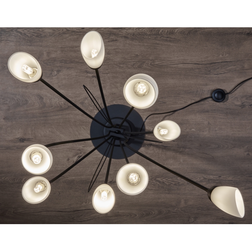 Jupiter 2058 - Stehleuchte GLORIOSA 9xG9/14W/230V schwarz