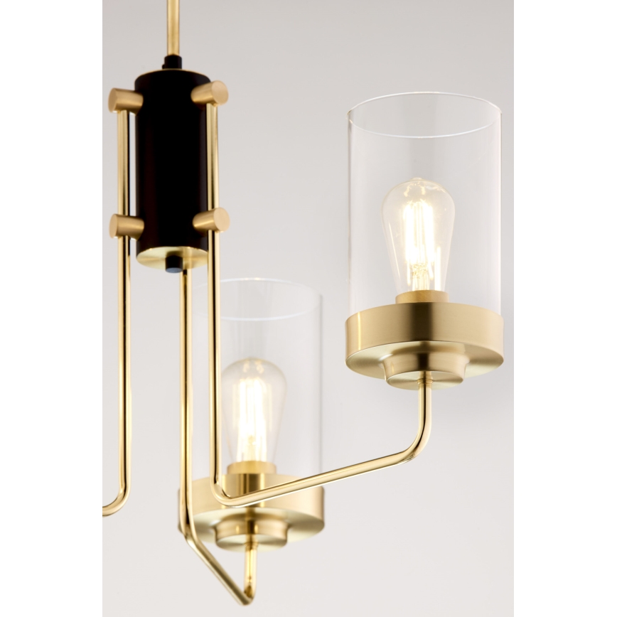 Jupiter 2087 - Stangenleuchte RAMIREZ 3xE27/15W/230V gold/schwarz