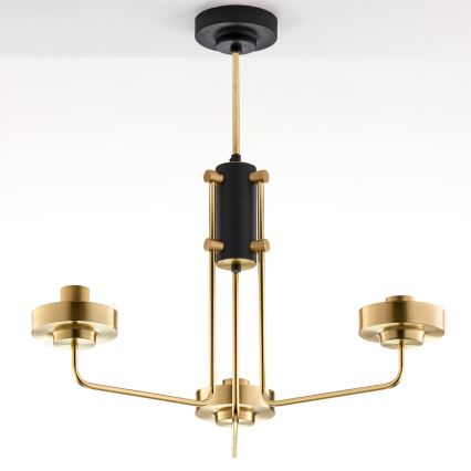 Jupiter 2087 - Stangenleuchte RAMIREZ 3xE27/15W/230V gold/schwarz