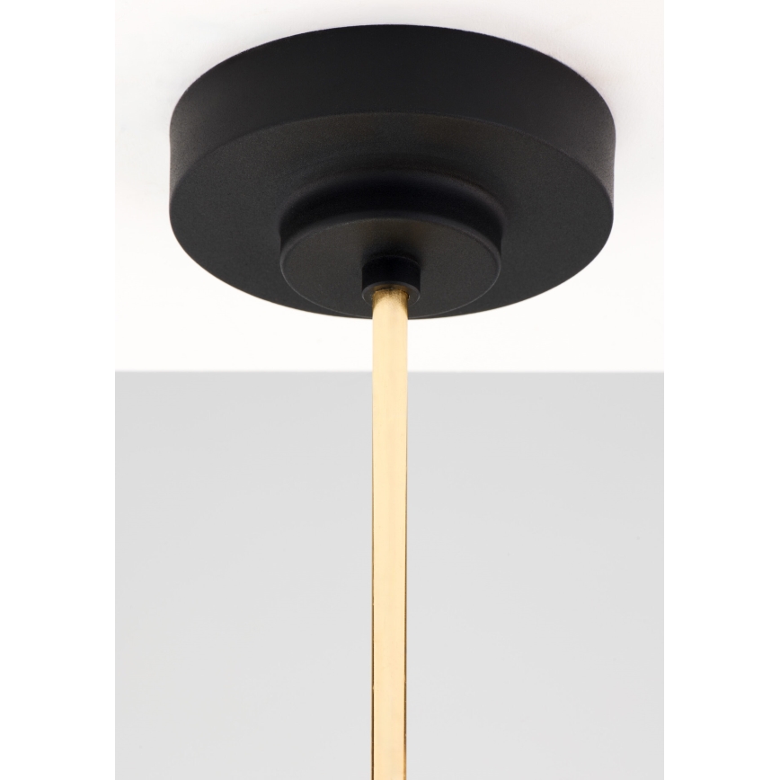 Jupiter 2088 - Deckenleuchte an Stange RAMIREZ 5xE27/15W/230V gold/schwarz