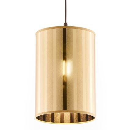 Jupiter 2090 - Hängeleuchte an Kabel CORTINA 1xE27/15W/230V gold/schwarz