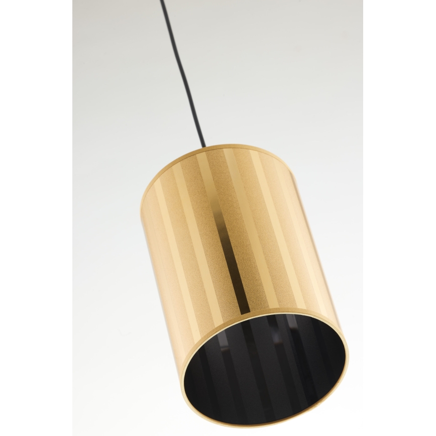 Jupiter 2090 - Hängeleuchte an Kabel CORTINA 1xE27/15W/230V gold/schwarz