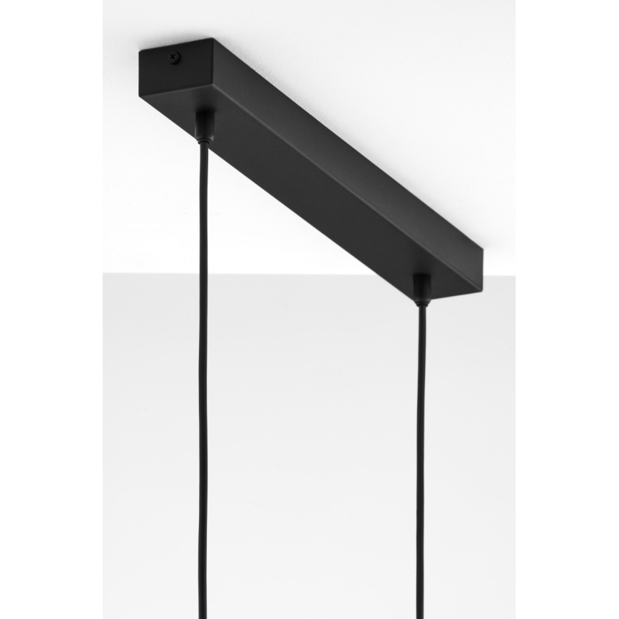 Jupiter 2091 - Pendelleuchte CORTINA mit Kabel 2xE27/15W/230V gold/schwarz