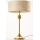Jupiter 2112 - Tischlampe KASZMIR 1xE27/15W/230V weiß/gold/Marmor-Optik