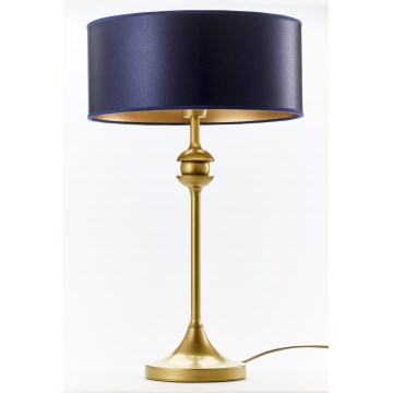 Jupiter 2116 - Tischlampe KASZMIR 1xE27/15W/230V blau/gold