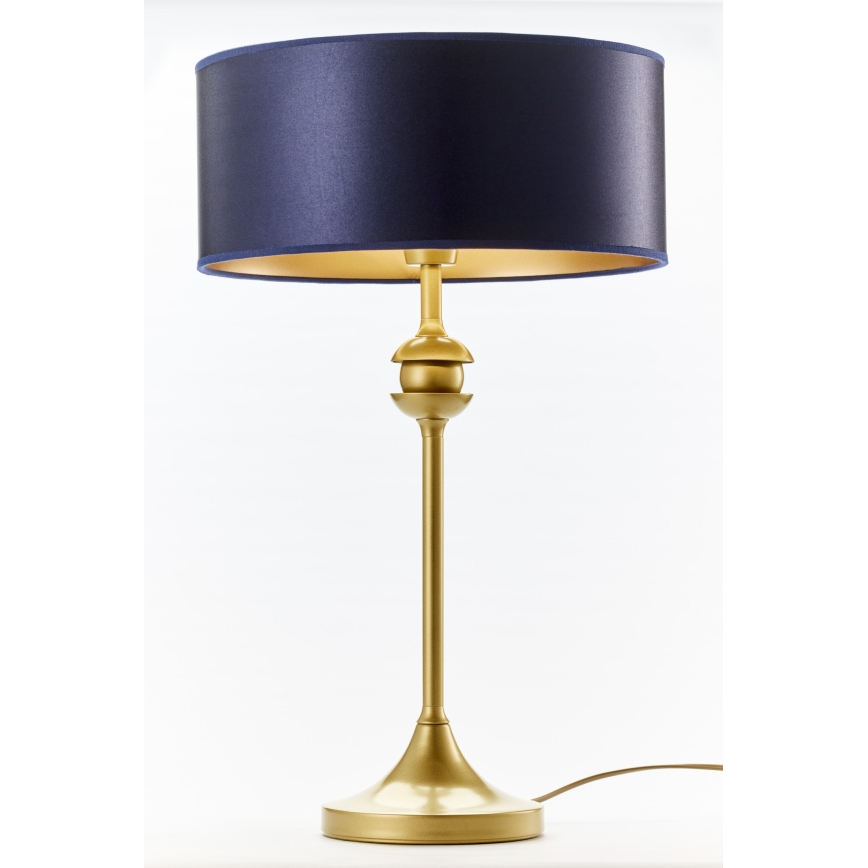 Jupiter 2116 - Tischlampe KASZMIR 1xE27/15W/230V blau/gold