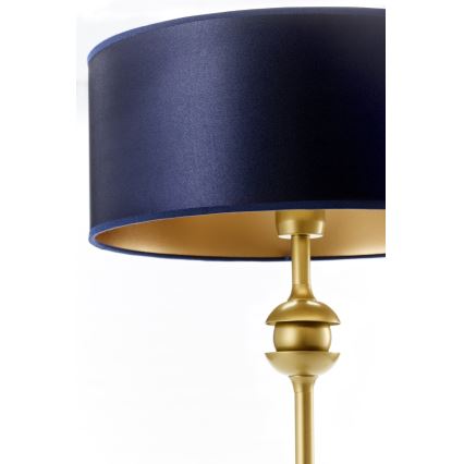 Jupiter 2116 - Tischlampe KASZMIR 1xE27/15W/230V blau/gold