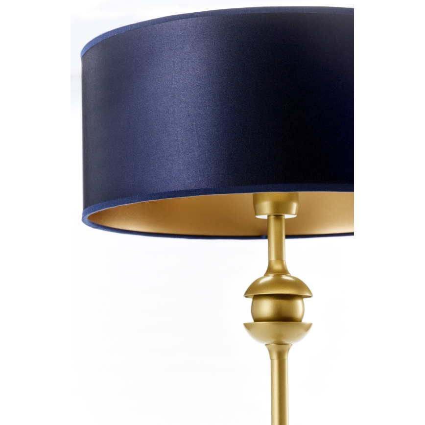 Jupiter 2116 - Tischlampe KASZMIR 1xE27/15W/230V blau/gold